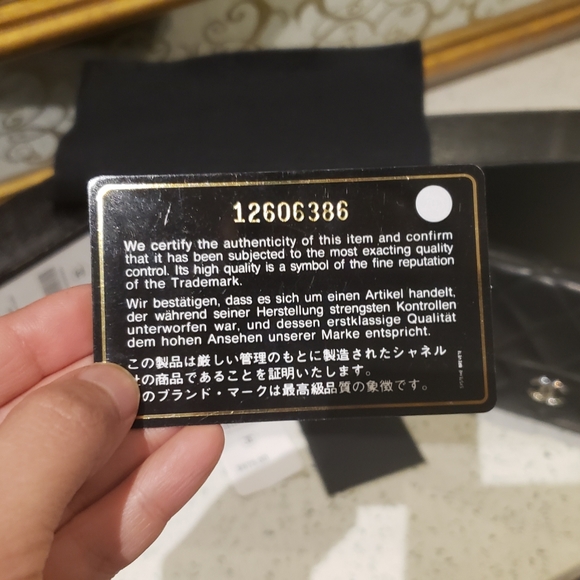 ***SOLD***100% Authentic Chanel Lambskin Long Flap - Picture 15 of 17